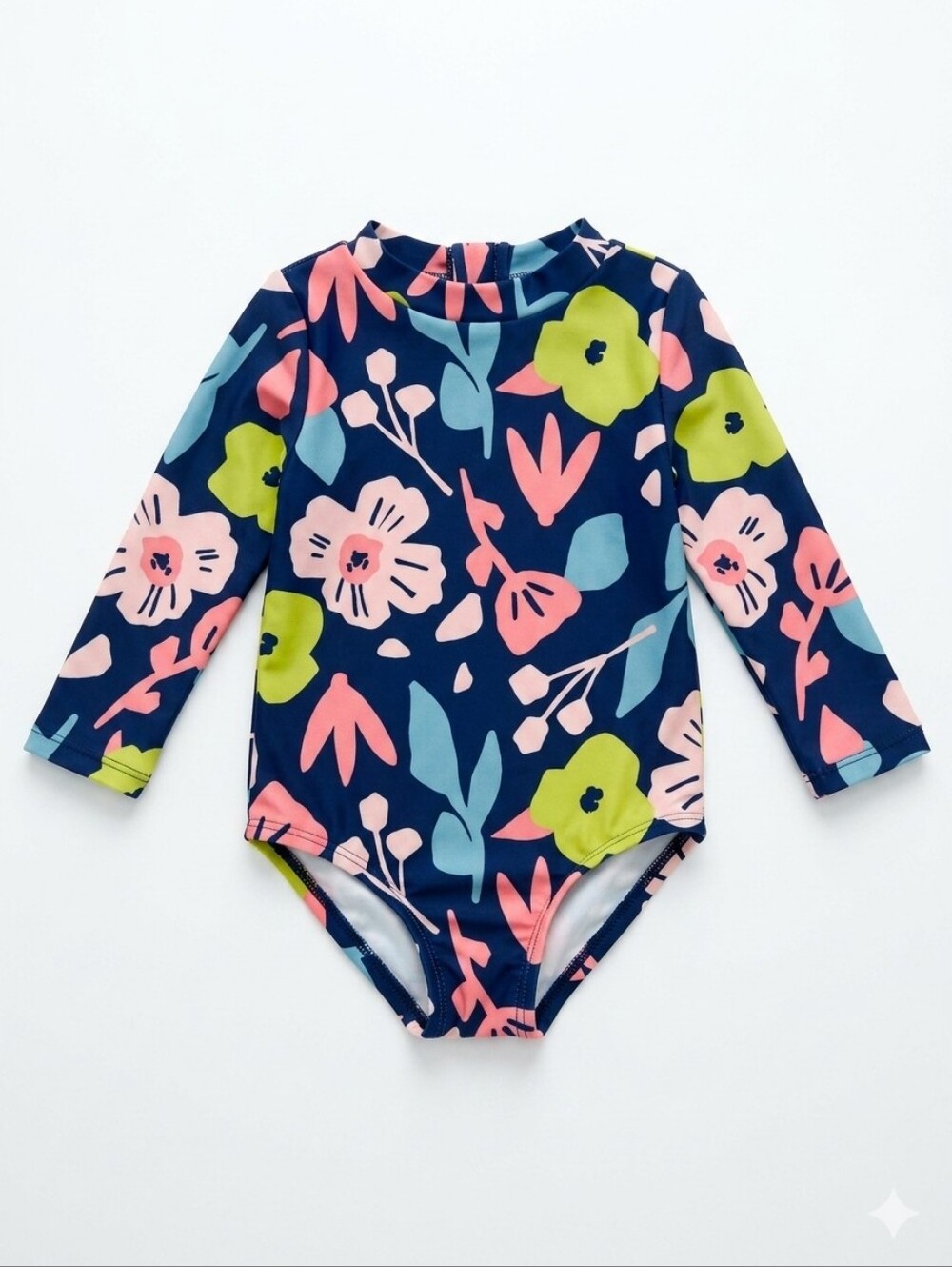 Carter's Simple Joy Baby Girl 3-6 Month Long Sleeve Bathing Suit
